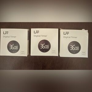 LFF Digital Timer  LED Display Cooking Kitchen Or Kids Countdown Lot of Three